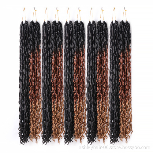 Julianna 36Inch Hot Quality Cheap Price Fashionable Synthetic Wholesale Goddess Faux Locs Crochet 36Inch Gypsy Locs Hair